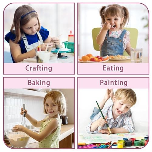 Kopokita Kids Art Smock, Toddlers Painting Apron Waterproof Children Artist Smock With Long Sleeve and 3 Pockets thumbnail 7