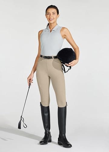 Willit Women's Horse Riding Pants Full Seat Silicone Equestrian Breeches Horseback Schooling Tights Zipper Pockets thumbnail 6