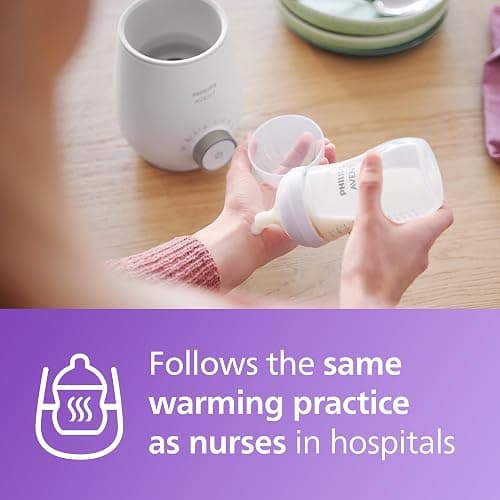 Philips AVENT Fast Baby Bottle Warmer with Smart Temperature Control and Automatic Shut-Off, SCF358/00 thumbnail 5