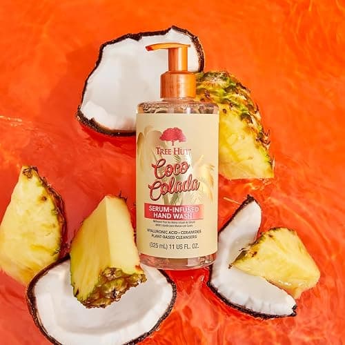 Tree Hut Coco Colada Serum Infused Hand Wash, Nourish & Hydrate Hands with Strengthening Skin Care, Long Lasting Scent, Cleanse & Lock in Moisture, 11 fl oz. thumbnail 8