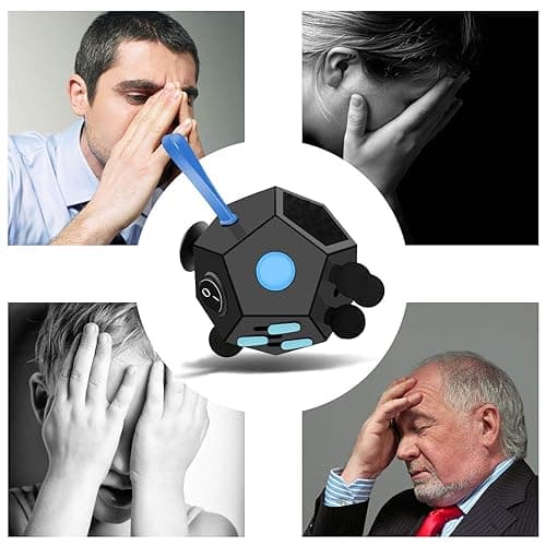 Fidget Dodecagon –12-Side Fidget Toys Cube Relieves Stress and Anxiety Anti Depression Travel Toy Christmas Stocking Stuffers Gifts for Children and Adults（A5 Black） thumbnail 7