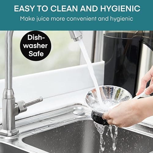 Juicer Machines, Juilist 3" Wide Mouth Juicer Extractor Max Power 800W, for Vegetable and Fruit with 3-Speed Setting, 400W Motor, Easy to Clean thumbnail 8