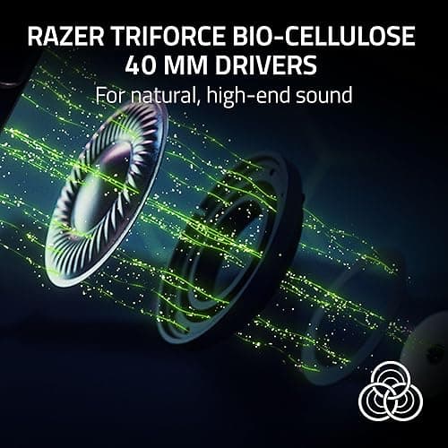 Razer Kraken V4 Pro Wireless Gaming Headset: OLED Control Hub - HD Haptics - 2.4GHz Wireless - Bluetooth - USB - 3.5 mm - Super Wideband Mic - For PC, Mac, PS5, Nintendo Switch, Steam Deck, Smartphone thumbnail 9