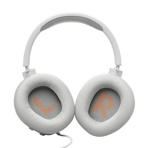 JBL Quantum 100M2 - Wired Over-Ear Gaming Headset with omnidirectional, Detachable mic with Mute Option and Fabric-Covered Memory Foam Ear Cushions, Compatible with All Platforms (White) thumbnail 12