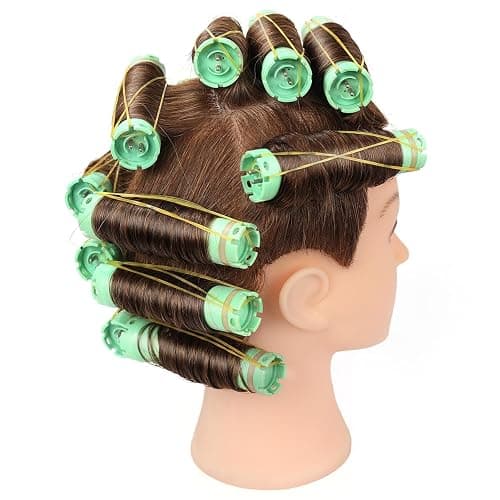 SOPHIRE 20-22 inches 100% Real Human Hair Mannequin Head, Hairdressers' Practice Training Head and Cosmotology Doll Head for Hairstyling and Braid - Dark Brown thumbnail 6