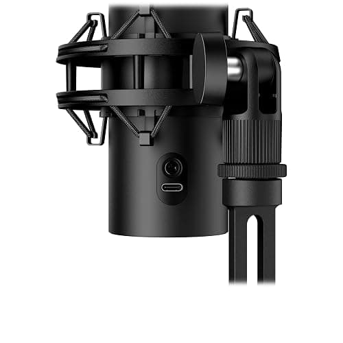HyperX QuadCast 2 S – USB Microphone, with RGB Lighting, Streaming and Podcasting, with On-Board Controls, LED Lighting, Removable Shock Mount, PC, Mac, USB-C - Black thumbnail 4