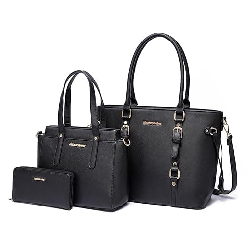 Montana West 3PCS Purses for Women Tote Bag and Wallet Set Shoulder Satchel Handbags - Image 1