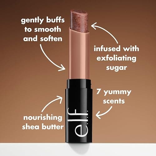 e.l.f. Lip Exfoliator, Moisturizing Scented Lip Scrub For Exfoliating & Smoothing Lips, Infused With Jojoba Oil, Vegan & Cruelty-free, Cotton Candy thumbnail 4
