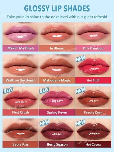 SHEGLAM PoutPerfect Moisturizing Solid Lip Gloss Non Sticky Lipstick with Coconut Oil - Pink Flamingo thumbnail 6