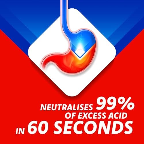 Rennie Peppermint Antacid Chewable Tablets, Heartburn Indigestion, 96 Pack | For Heartburn And Indigestion, Chewable Tablets, Neutralise Excess Stomach Acid, With Calcium Carbonate & Magnesium Carbonate thumbnail 5