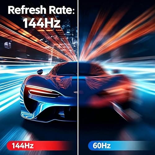 ArcticPro 22 Inch Gaming Monitor 144Hz, FHD Computer Monitor, 105% sRGB | 1080p, 4000:1 Contrast, 3-Sided Frameless, Ultra Slim, VESA Mount, Eye Care, HDMI, VGA thumbnail 2