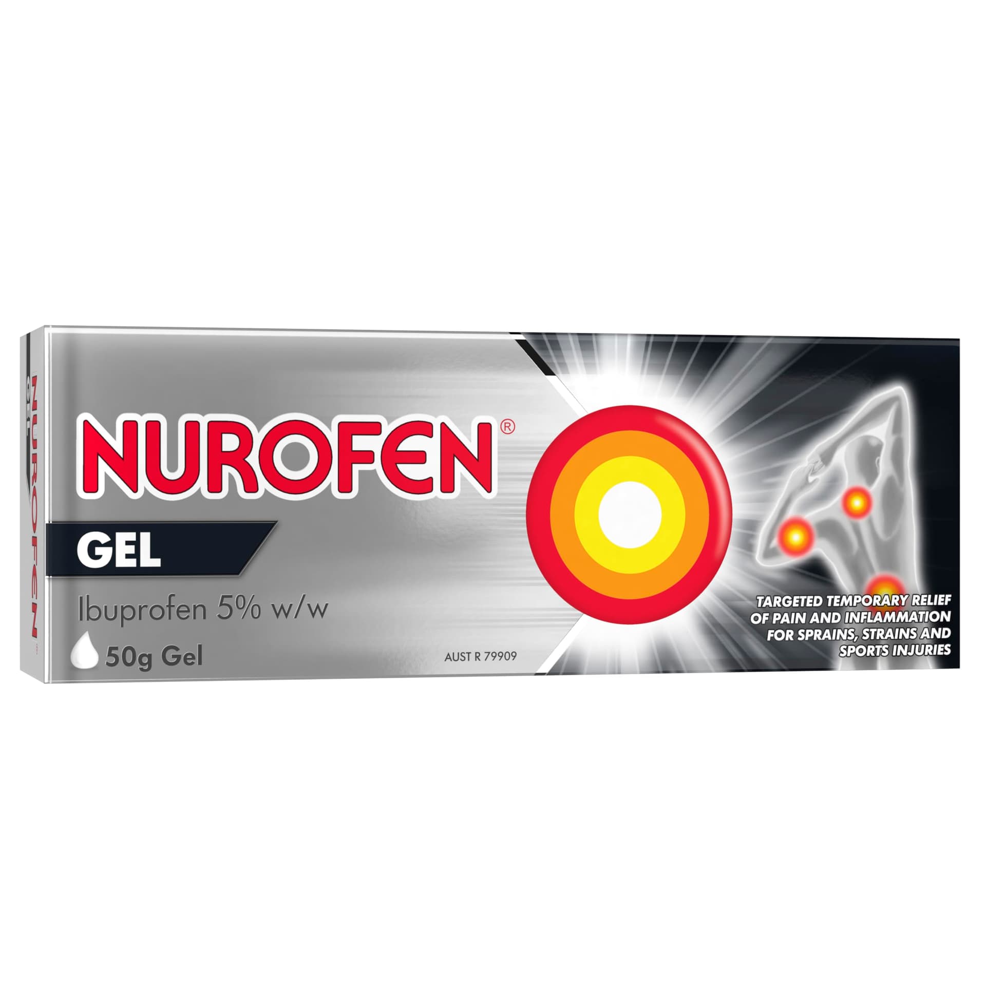 Nurofen Gel Topical Pain Relief, 50 Grams thumbnail 2