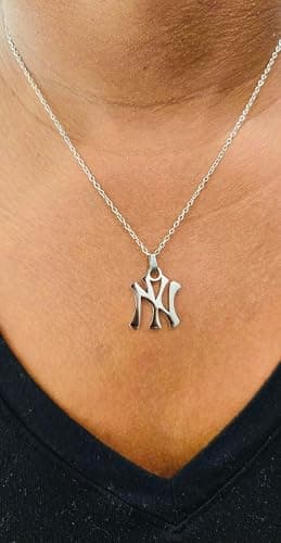 Uplift Us Marketplace 18K Gold Plated - Silver New York Necklace Stainless Steel Pendant Necklace Link Chain NY Pendant High Polished Finish Gift Idea thumbnail 5