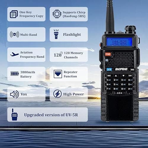 BAOFENG Ham Radio 144-148MHz 430-450MHz Upgrade of UV-5R Rechargeable Battery Long Range Walkie Talkies Dual Band thumbnail 6
