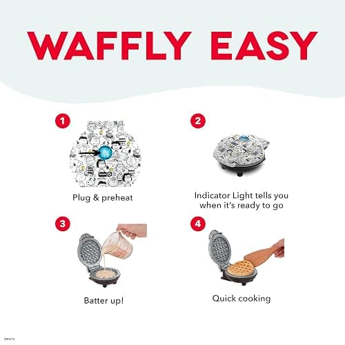 Peanuts x Dash Mini Waffle Maker thumbnail 5
