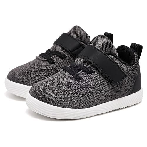MORENDL Toddler Sneakers Baby Boys & Girls Barefoot Shoes Lightweight Breathable Walking Running Tennis Athletic Sport Shoes - Image 1