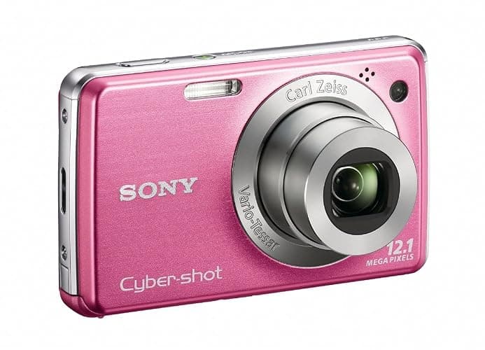 Sony Cybershot DSC-W220 12MP Digital Camera with 4x Optical Zoom with Super Steady Shot Image Stabilization (Light Pink) (OLD MODEL) thumbnail 3
