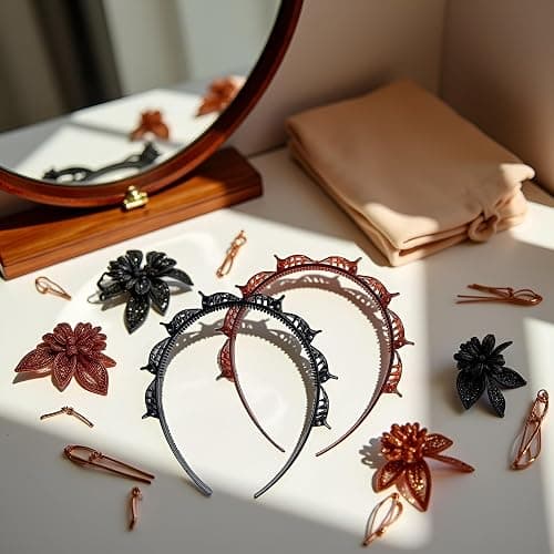 2 pcs hair clip headbands thumbnail 2