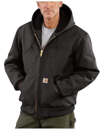 Carhartt mens Loose Fit Firm Duck Insulated Flannel-lined Active Jacket thumbnail 2