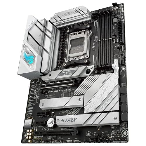 ASUS ROG Strix B650-A Gaming WiFi AMD Ryzen AM5 ATX motherboard, 12 + 2 power stages, DDR5, three M.2 slots, PCIe 4.0, 2.5G LAN, WiFi 6E, USB 3.2 Gen 2x2 Type-C port, and Aura Sync RGB - ATX - ROG STRIX B650-A GAMING WIFI thumbnail 8