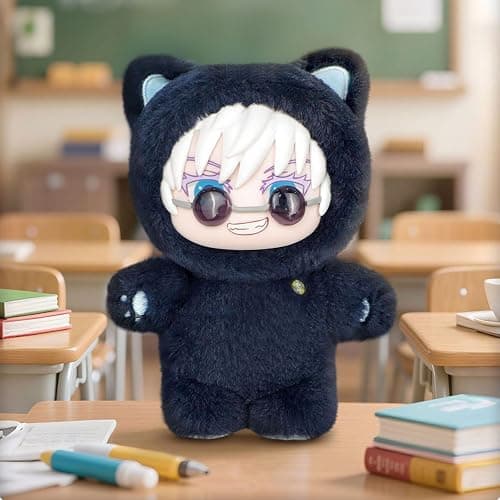 YLQANONG JJK Figures Plush Gojos Geto Suguru Anime Figure Soft Plushies Doll Fushiguro Toji Nanami Kento Anime Figurine 5.5IN thumbnail 2