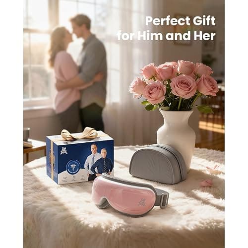 BOB AND BRAD Eye Massager FSA Eligible/HSA Eligible, EyeOasis 2 Temple Massager with Heat, Smart Eye Mask for Migraine with BT Music, Reduce Dry Eyes Improve Sleep, Christmas Gifts for Women Mom Wife thumbnail 6