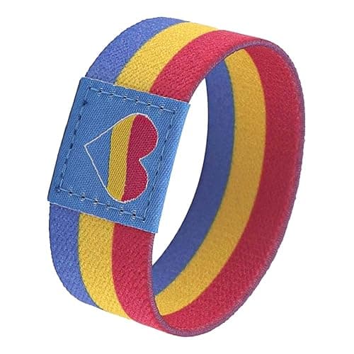 Rainbow LGBT Pride Bracelet for Women Men, Stretch Elastic Band, LGBTQ Wristbands for Pride Month Decorations, Trans Lesbian Accessories Outfits Merch Gifts - Pansexual Pride