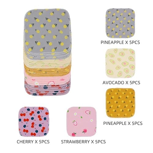 Paperless Towels Roll Washable Cotton Cloth, Reusable Paper Towels - 25 Pack with Durable Cardboard Roll - 10" X 10" Zero Waste Reusable Napkins Eco Friendly thumbnail 8