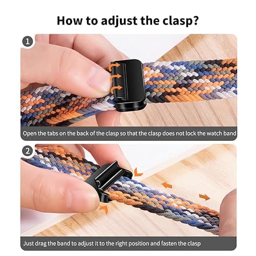 Qimela Sport Loop Compatible with Apple Watch Band 38mm 40mm 41mm 42mm 44mm 45mm 46mm 49mm for Women Men,Magnetic Strap Stretchy Braided Wristband for iWatch Series 11 10 9 8 7 6 5 4 SE Ultra 3 2 1 thumbnail 7