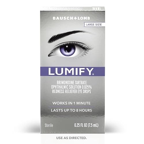 LUMIFY Eye Drops for Red Eyes, Redness Reliever for Brighter Looking Eyes, Works in 1 Minute & Lasts Up to 8 Hours, Eye Drops, 0.25 Fl Oz (7.5mL) thumbnail 12