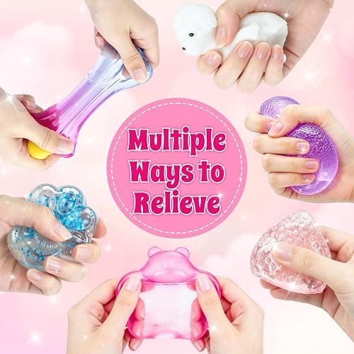 25pcs Taba Squishies Kit,Cute Squeeze Toys Box Set,Coconut Oil,Popsicles Multi Shapes Squishy Fun Box,Stress Balls for Adult, Classroom Prizes,Party Favors & Goodie Bags Stuffers for Ages 4-8 8-12 thumbnail 4