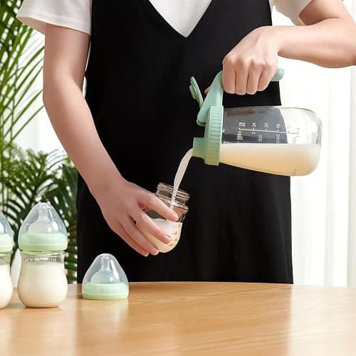 Glass breast milk pitcher thumbnail 2