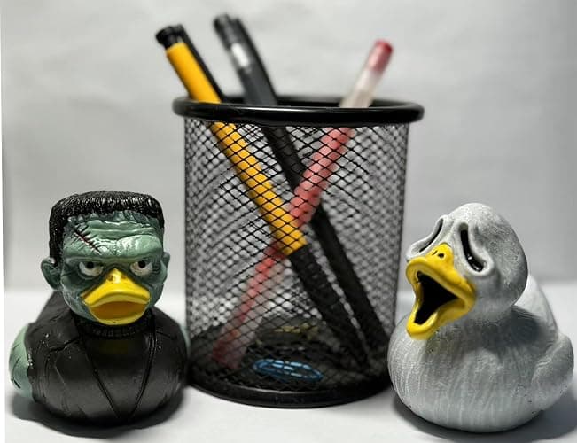 Generic Classic Horror Movie Character Duck, Halloween Horror Movie Duck, Office Desktop Car Dashboard Decoration (E) thumbnail 5