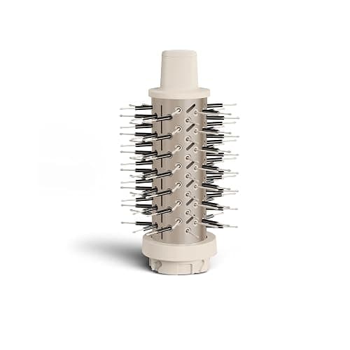 Shark XSKHD3RRBA SpeedStyle Express Touchup Brush, Attachment for Shark SpeedStyle Blow Dryers (Work with HD3xx Series only), Hair Drying & Styling Tool, for Shaping Bangs, for All Hair Types, Stone - Image 1