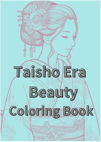 Taisho Era Beauty Coloring Book: Taisho Era Beauty - Image 1
