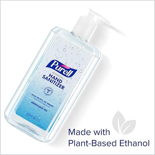 PURELL Advanced Hand Sanitizer Refreshing Gel, Clean Scent, 1 Liter Pump Bottle (Pack of 1) - 9632-04-CMR thumbnail 6