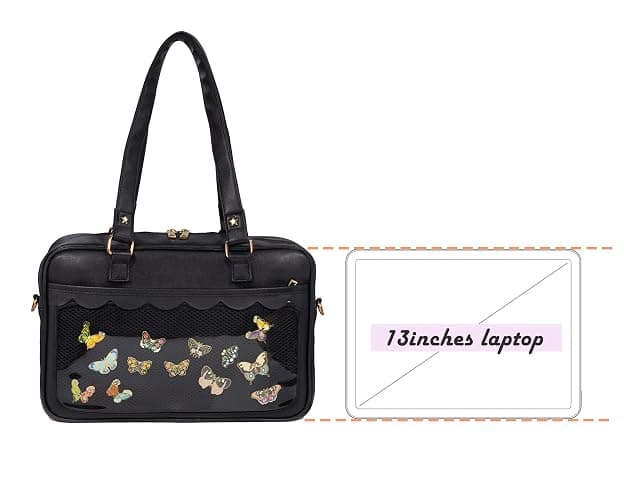 Chillpaper Ita Purse Crossbody Japanese Shoulder Bag Messenger Pin Display with Insert Pompom Cute Kawaii thumbnail 3
