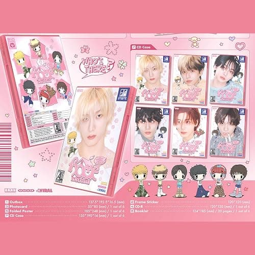 HOME 1st Studio Album (SWEET HOME Ver. / Random) Outbox + Frame Sticker R + Folded Poster + Booklet + 3 Extra Photocards Official K-POP Sealed Album thumbnail 4