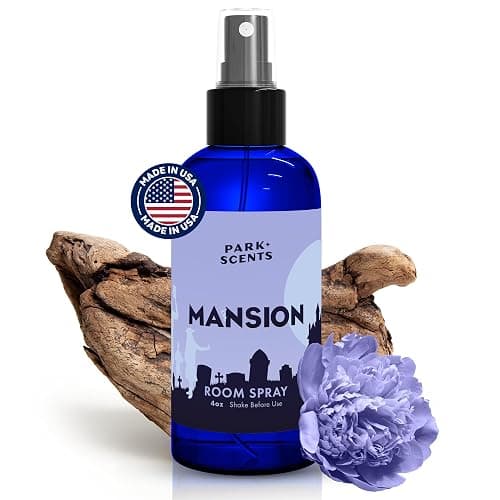 Park Scents Mansion Fragrance Room Spray – Theme Park Scented Air Freshener Spray with Peony, Violet, Plum, Leather, Patchouli, Aged Wood, Amber, Musk, Vanilla – Friend Birthday Gifts for Women (4oz) thumbnail 7