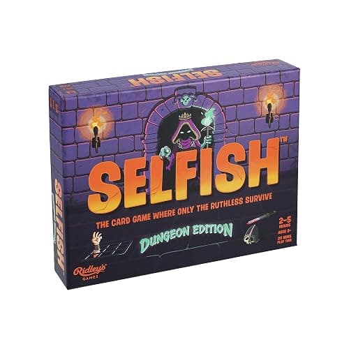 Ridley's Selfish: Dungeon Edition – Fantasy Dungeon Crawl Card Game for Adults, Teens & Kids 10+, Survival Strategy 2-5 Players, Fast-Paced Party Activity for Fans of The Traitors - Image 1