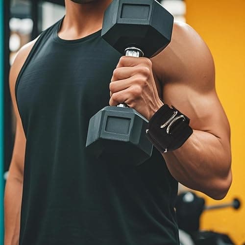 Weight Lifting Straps,Lifting Wrist Straps,Weight Straps,With D-Rings,Wrist Wraps for Weightlifting,for Men and Women for Cable Machines,Deadlifts,Snatches,Pull-Ups thumbnail 5