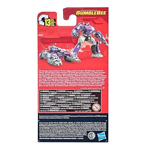 Transformers Toys Studio Series Core Class Bumblebee Shockwave Action Figure - Ages 8 and Up, 3.5-inch | Transformers Studio Series 3.75 Inch Action Figure Core Class Wave 1 - Shockwave thumbnail 4