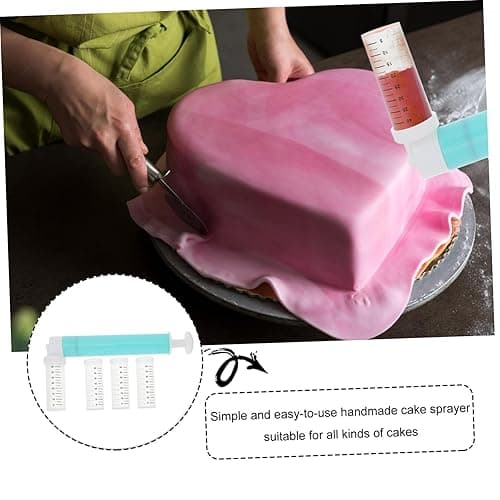 STOBAZA Manuelle Airbrush Kuchen Farbsprüher mit Leichtes Wiederverwendbares Backzubehör für Anfänger und Profis Lebensmittelechte Dekorationswerkzeuge thumbnail 6
