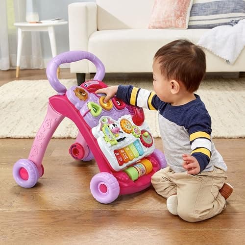 VTech Sit-to-Stand Learning Walker (Frustration Free Packaging), Pink thumbnail 8