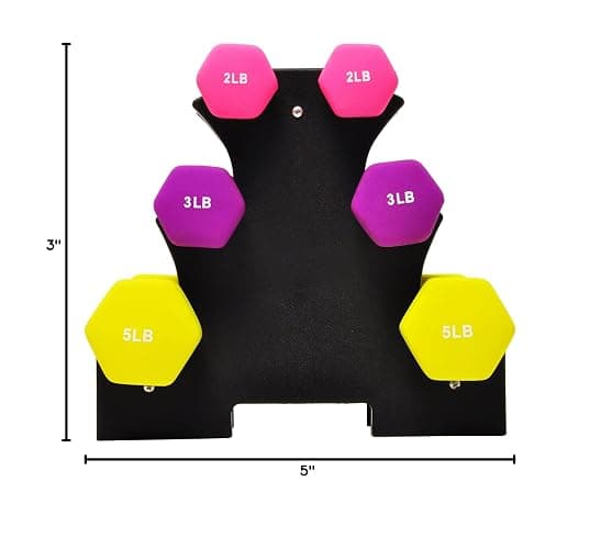 Fitvids Adjustable Dumbbell Set, Cast Iron Weight Plates with Non-Slip Ergonomic Handles, Detachable Barbell Connector for Full-Body Workouts, Compact Design for Home Gym & Small Spaces, Multiple Sizes thumbnail 5