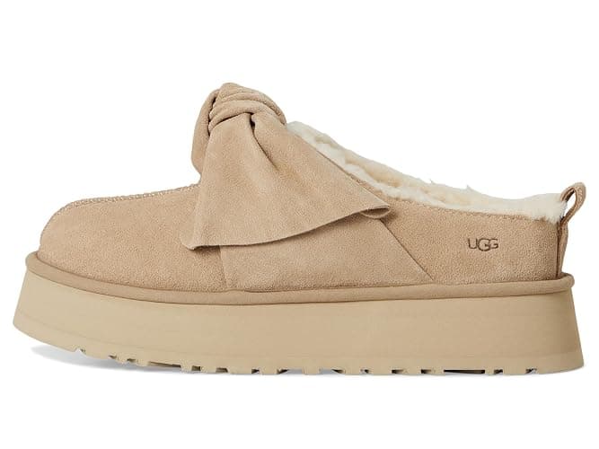 UGG Women's Platform Slip-on Bow Slipper thumbnail 4