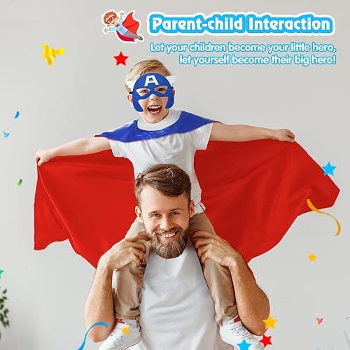 Roko Toys for 3-10 Year Old Boys, Superhero Capes for Kids Dress up Costumes Party Supplies Present Chistmas Gifts Stocking thumbnail 4