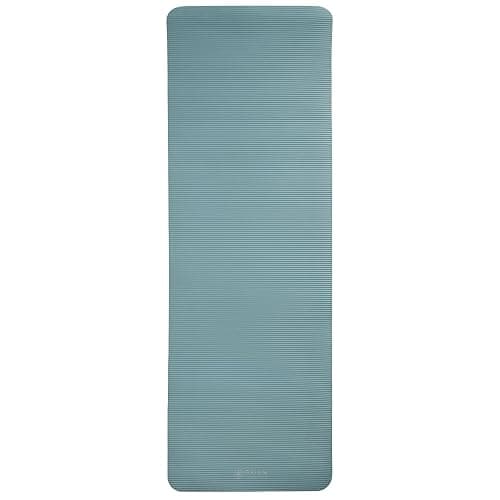 Gaiam Essentials 2/5" Thick (10mm) Yoga & Pilates, Fitness & Exercise Mat with Easy-Cinch Carrier Strap Cushion Support For Fitness and Gym Workouts thumbnail 7