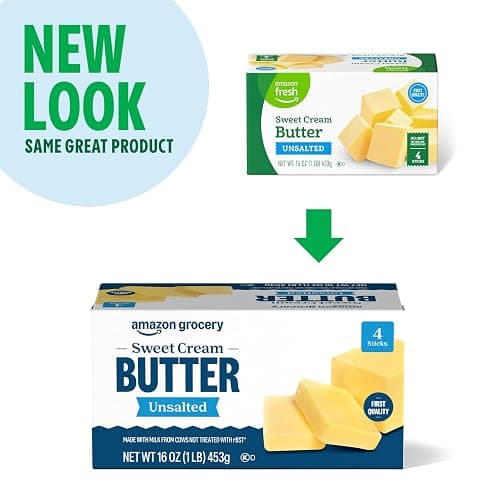 Amazon Grocery, Sweet Cream Butter, Unsalted, 16 Oz thumbnail 2
