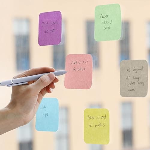 Mr. Pen- Sticky Notes, 2.8"x2.8", 12 Pads, 720 Sheets, Pastel Color | Round Corner Sticky Notes Bulk, Self-Stick Note Pads, Perfect for Office, School, Home, Study & Organization thumbnail 4